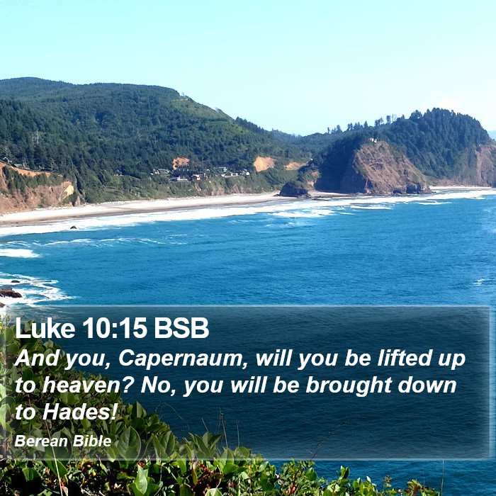 Luke 10:15 BSB Bible Study