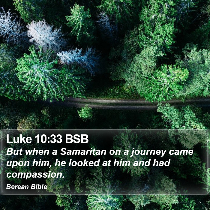 Luke 10:33 BSB Bible Study