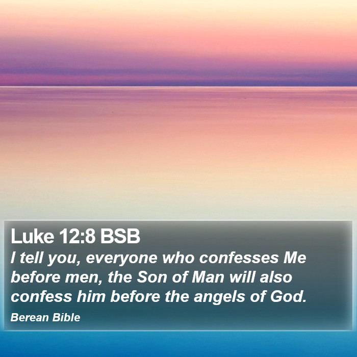 Luke 12:8 BSB Bible Study