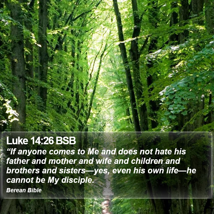 Luke 14:26 BSB Bible Study