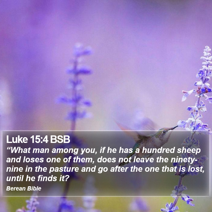 Luke 15:4 BSB Bible Study