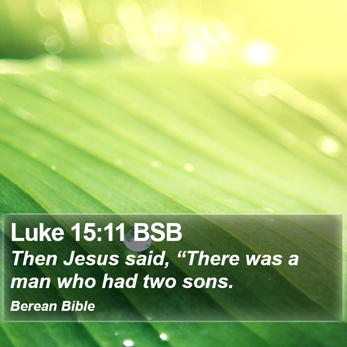 Luke 15:11 BSB Bible Study