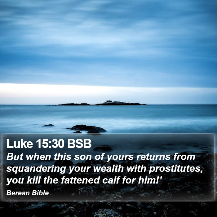 Luke 15:30 BSB Bible Study