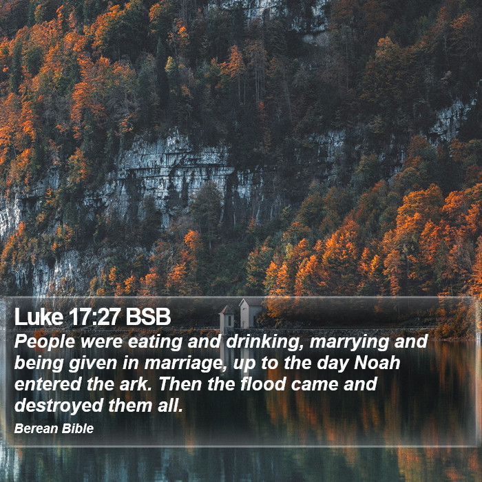 Luke 17:27 BSB Bible Study