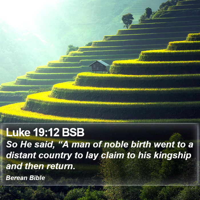 Luke 19:12 BSB Bible Study