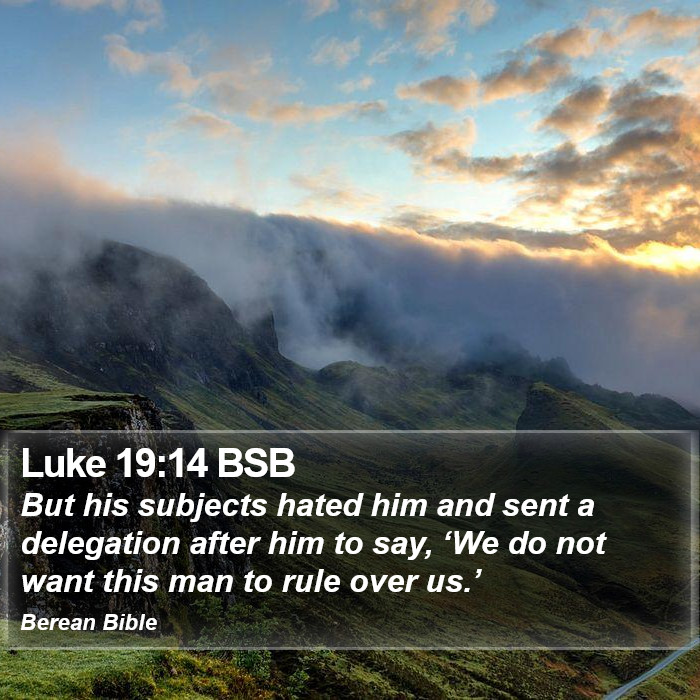 Luke 19:14 BSB Bible Study