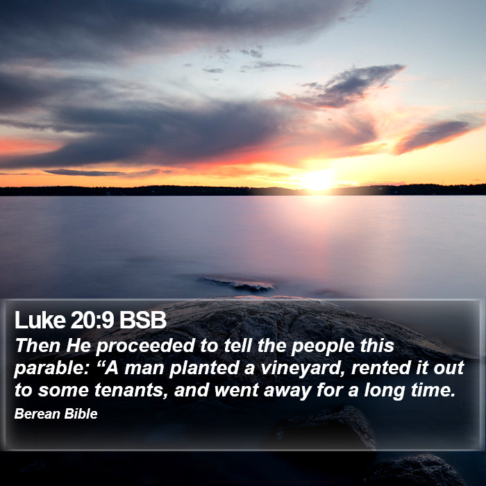 Luke 20:9 BSB Bible Study