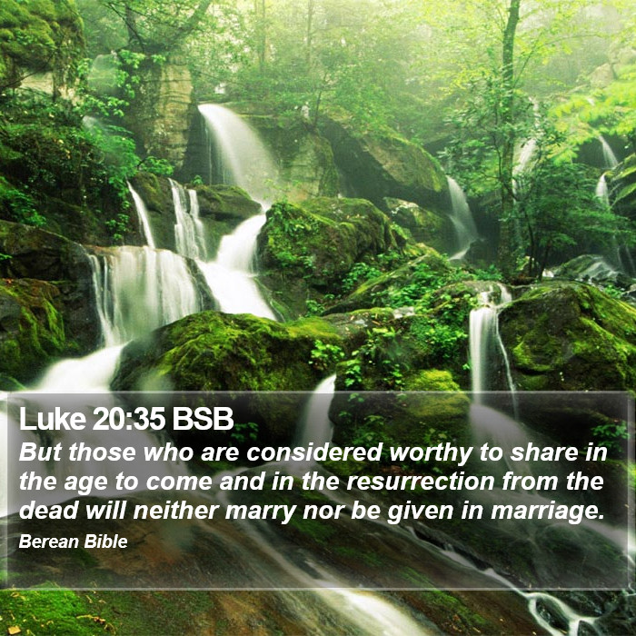 Luke 20:35 BSB Bible Study