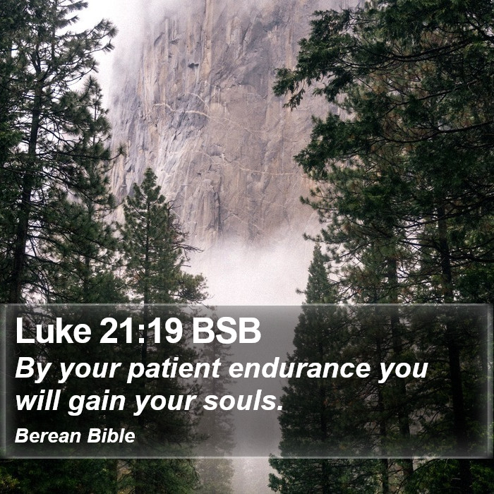 Luke 21:19 BSB Bible Study