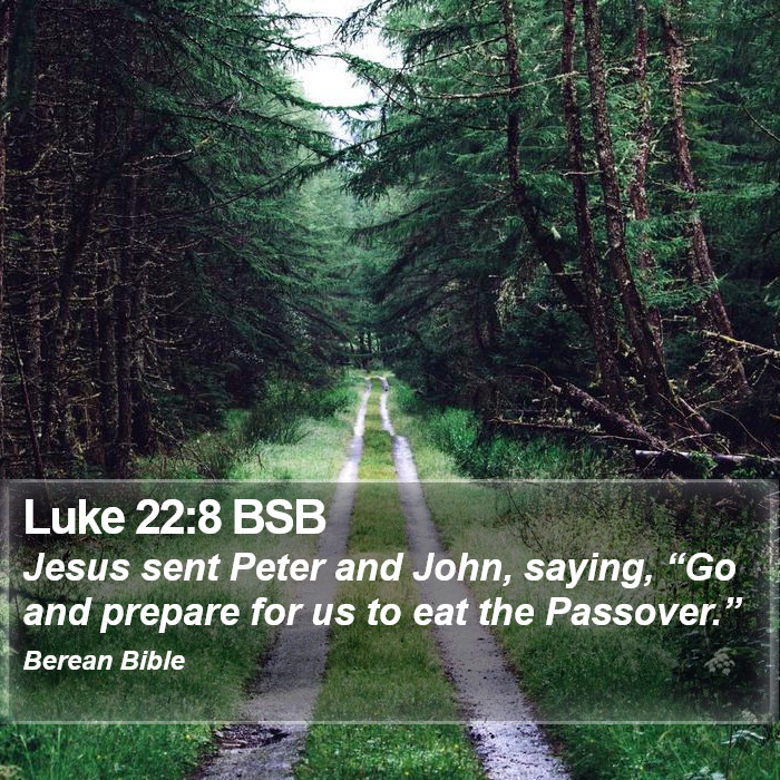 Luke 22:8 BSB Bible Study