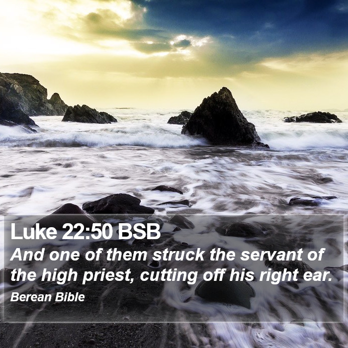 Luke 22:50 BSB Bible Study