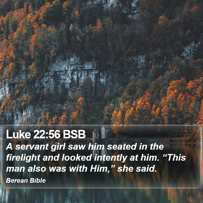 Luke 22:56 BSB Bible Study