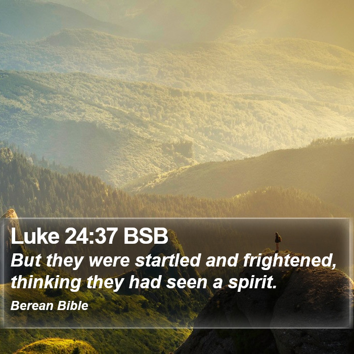 Luke 24:37 BSB Bible Study