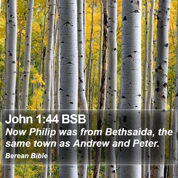 John 1:44 BSB Bible Study