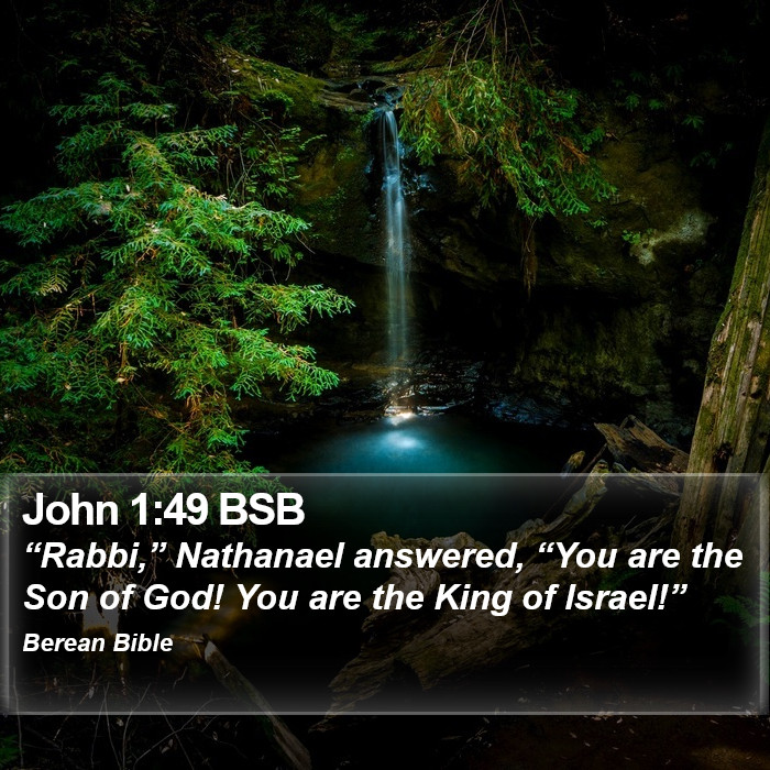 John 1:49 BSB Bible Study