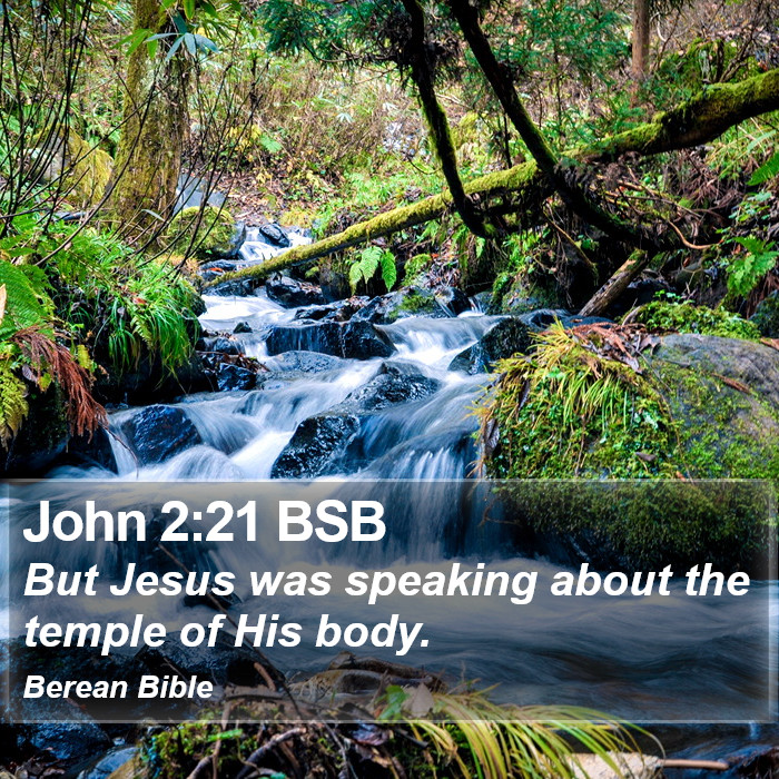 John 2:21 BSB Bible Study