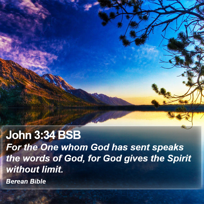 John 3:34 BSB Bible Study