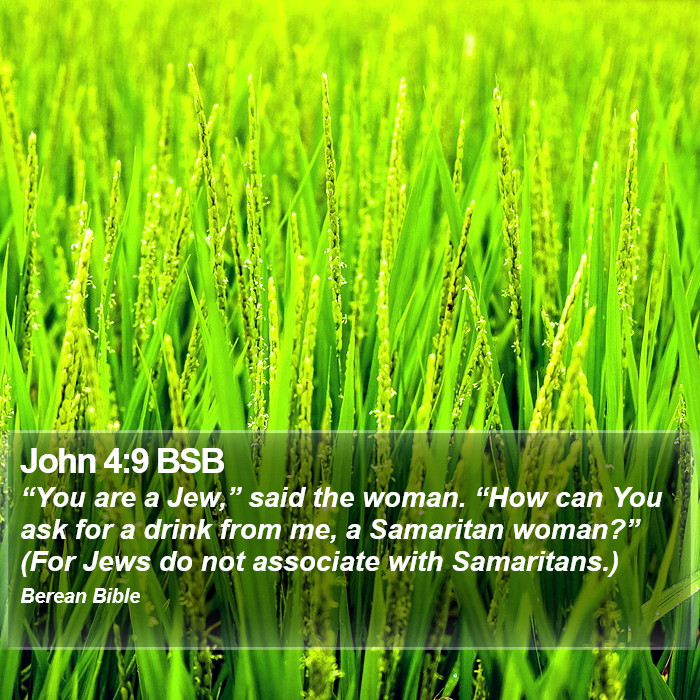 John 4:9 BSB Bible Study