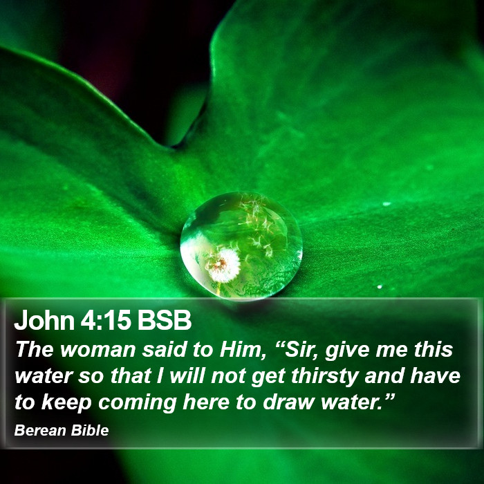 John 4:15 BSB Bible Study