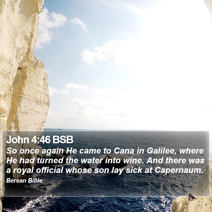 John 4:46 BSB Bible Study