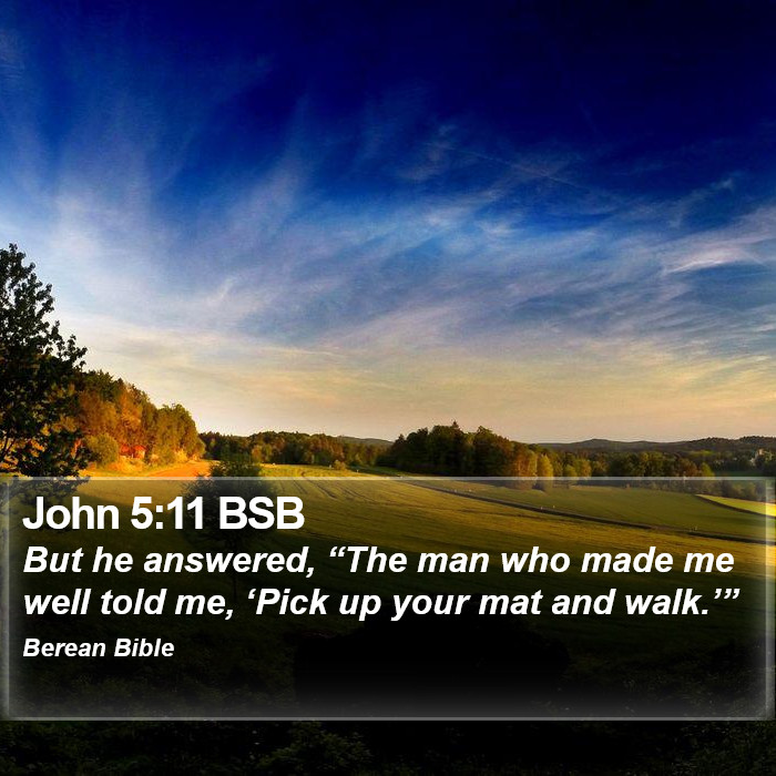 John 5:11 BSB Bible Study