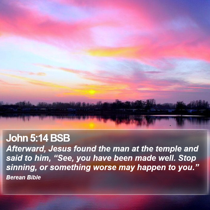 John 5:14 BSB Bible Study