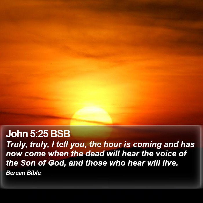 John 5:25 BSB Bible Study