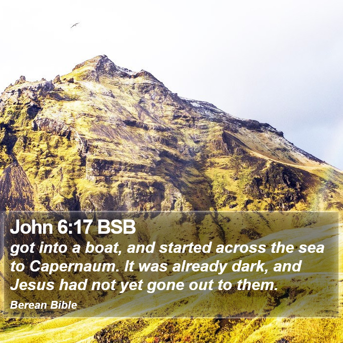 John 6:17 BSB Bible Study