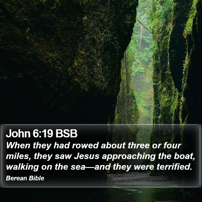 John 6:19 BSB Bible Study