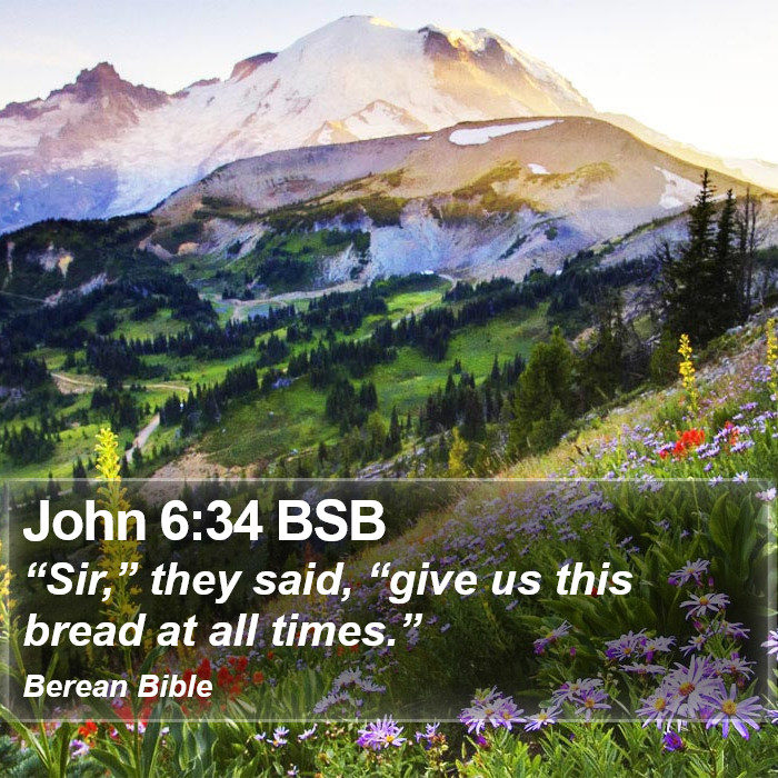 John 6:34 BSB Bible Study