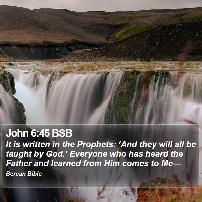 John 6:45 BSB Bible Study