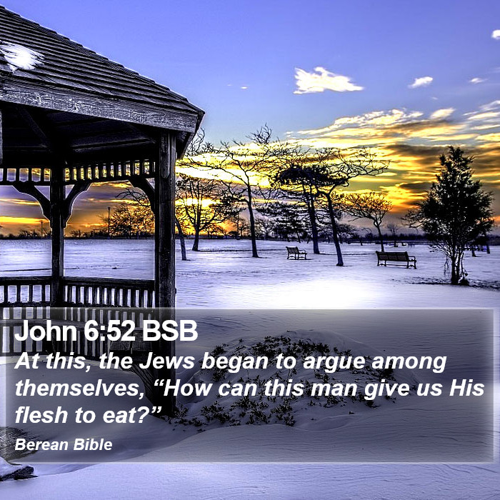 John 6:52 BSB Bible Study