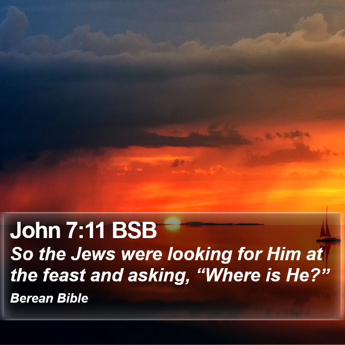 John 7:11 BSB Bible Study