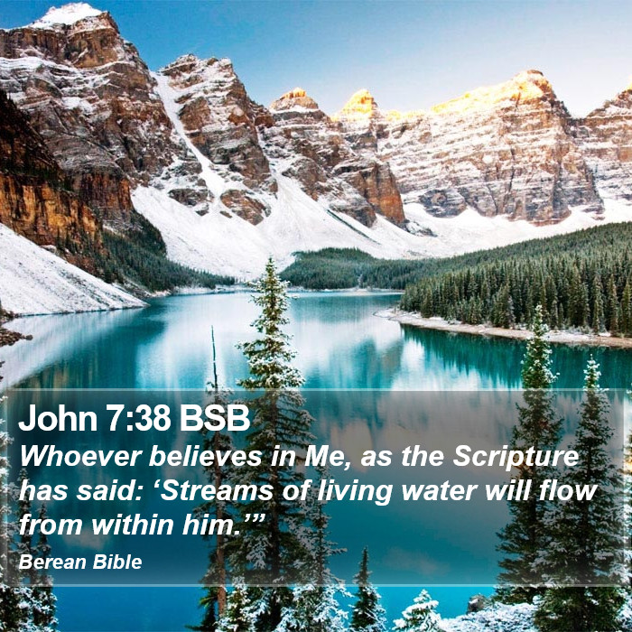 John 7:38 BSB Bible Study