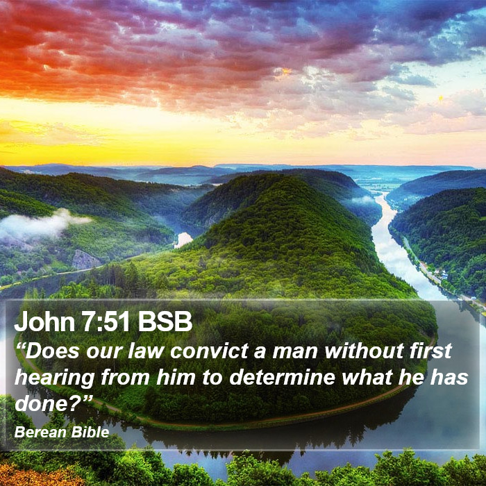 John 7:51 BSB Bible Study