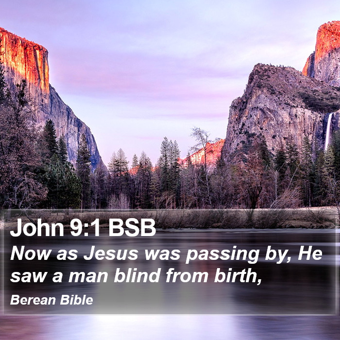 John 9:1 BSB Bible Study