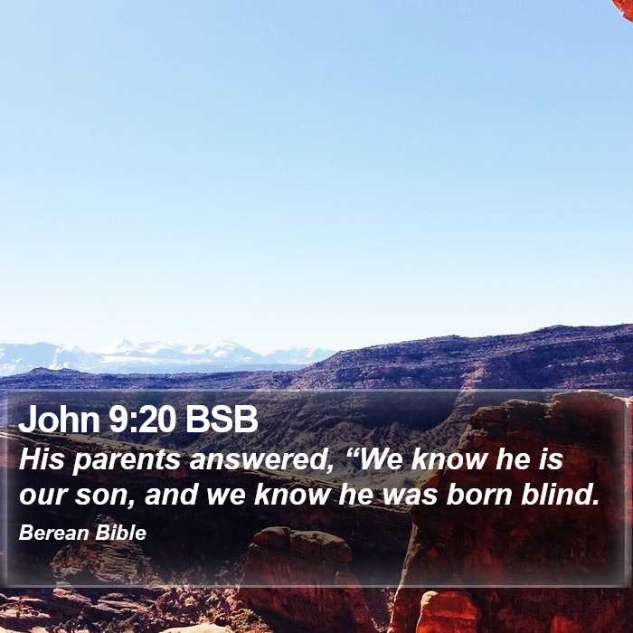 John 9:20 BSB Bible Study