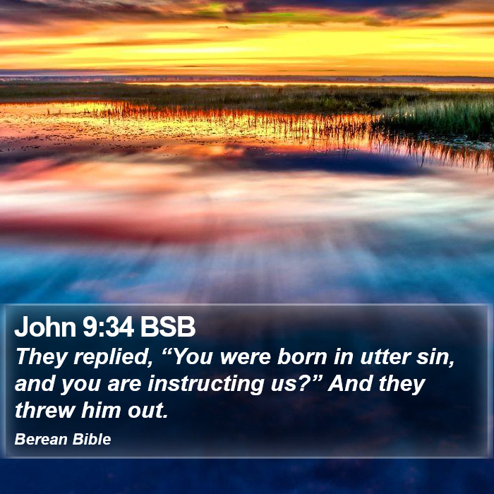 John 9:34 BSB Bible Study