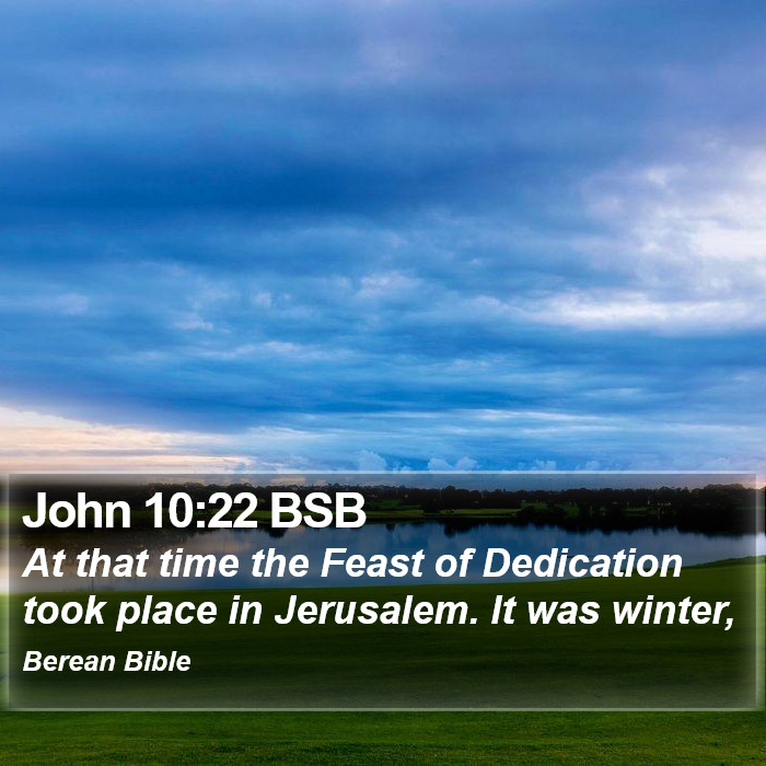 John 10:22 BSB Bible Study