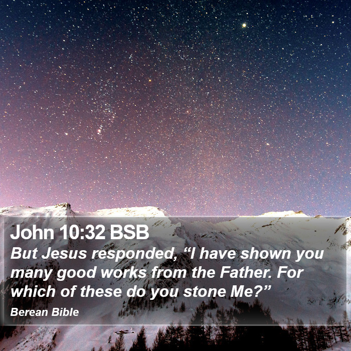 John 10:32 BSB Bible Study