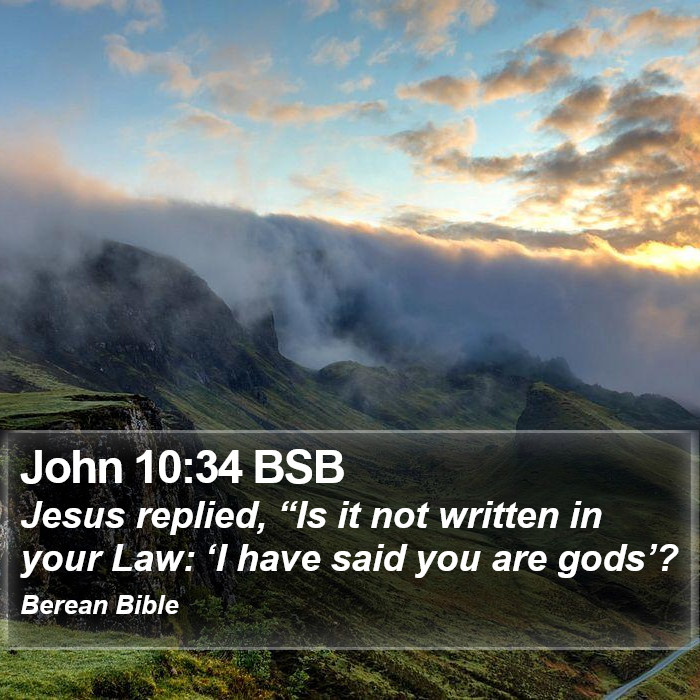 John 10:34 BSB Bible Study