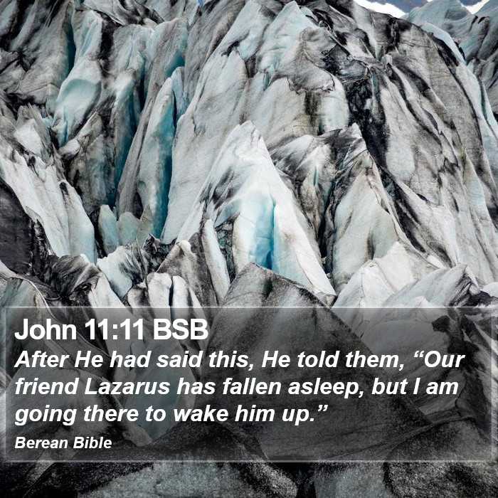 John 11:11 BSB Bible Study