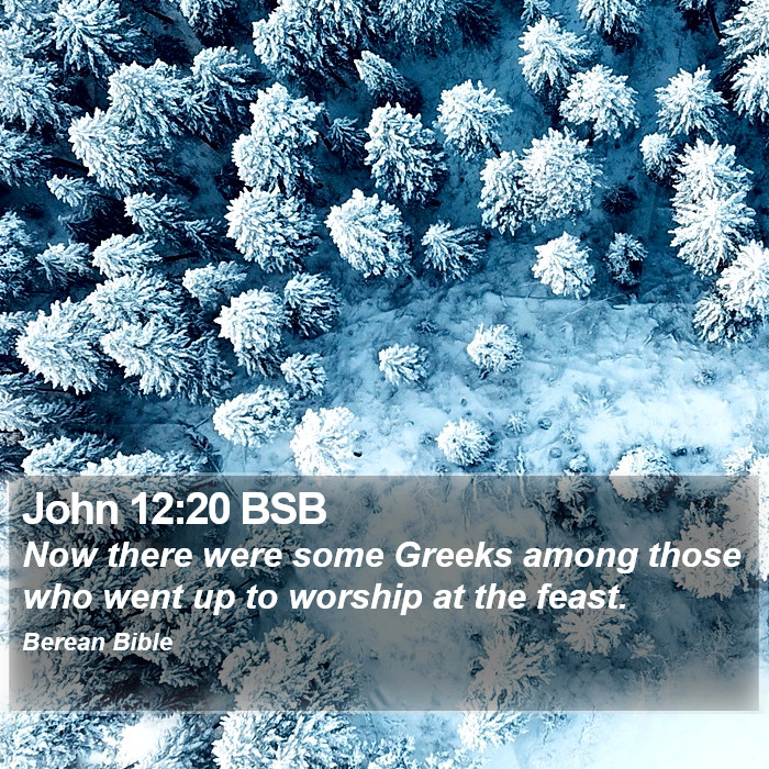 John 12:20 BSB Bible Study