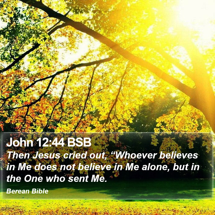 John 12:44 BSB Bible Study