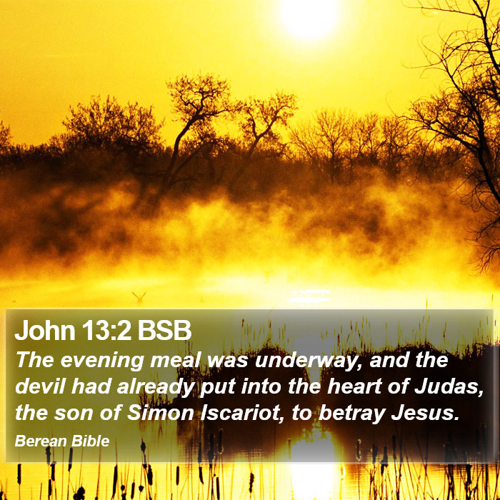 John 13:2 BSB Bible Study