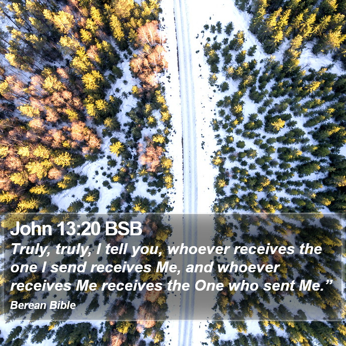 John 13:20 BSB Bible Study