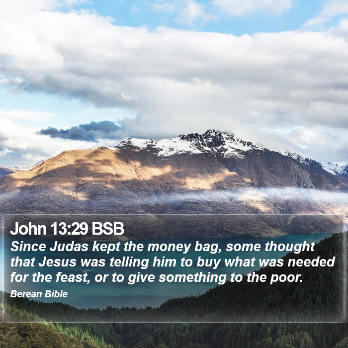 John 13:29 BSB Bible Study