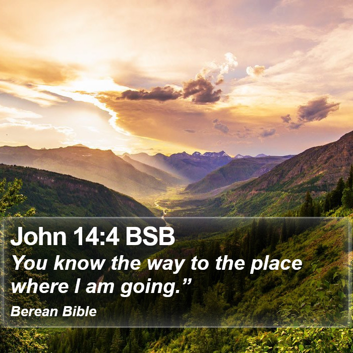 John 14:4 BSB Bible Study