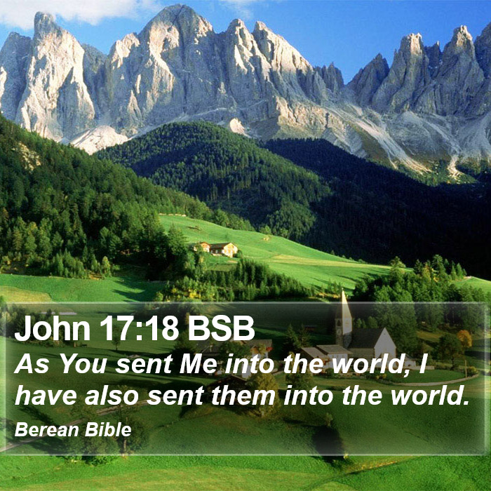 John 17:18 BSB Bible Study