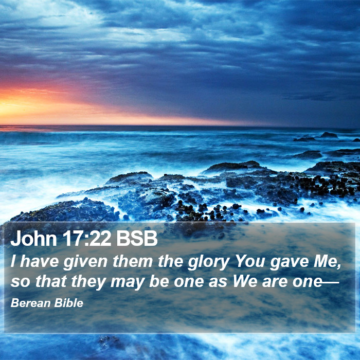 John 17:22 BSB Bible Study